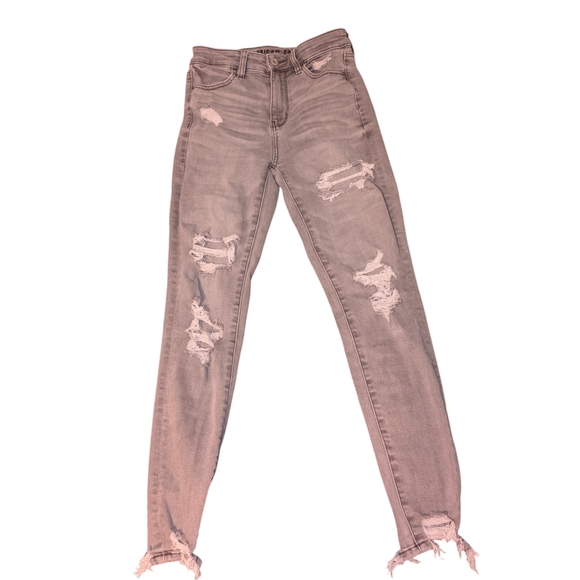 American Eagle Outfitters Ne(x)t Level Stretch Gray Skinny Jeans - Picture 4 of 8